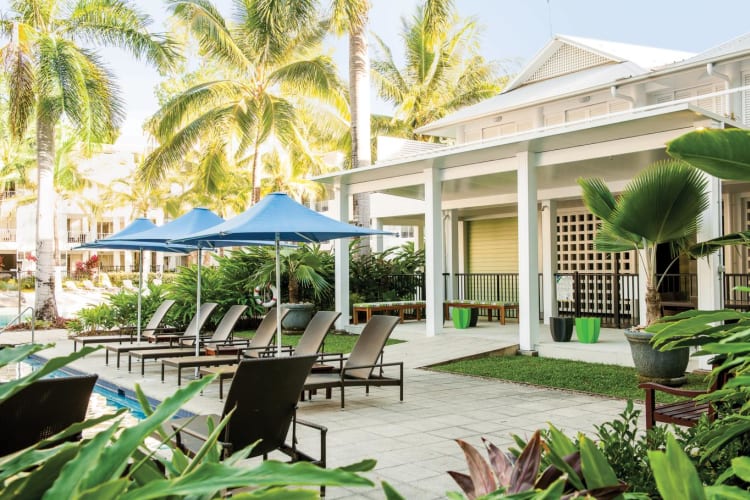 Poolside loungers